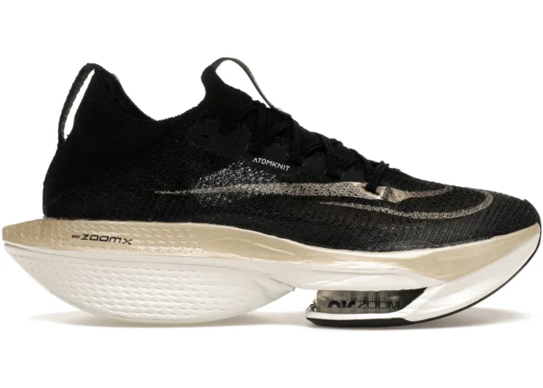 Nike Air Zoom Alphafly Next% 2 Black Metallic Gold Grain