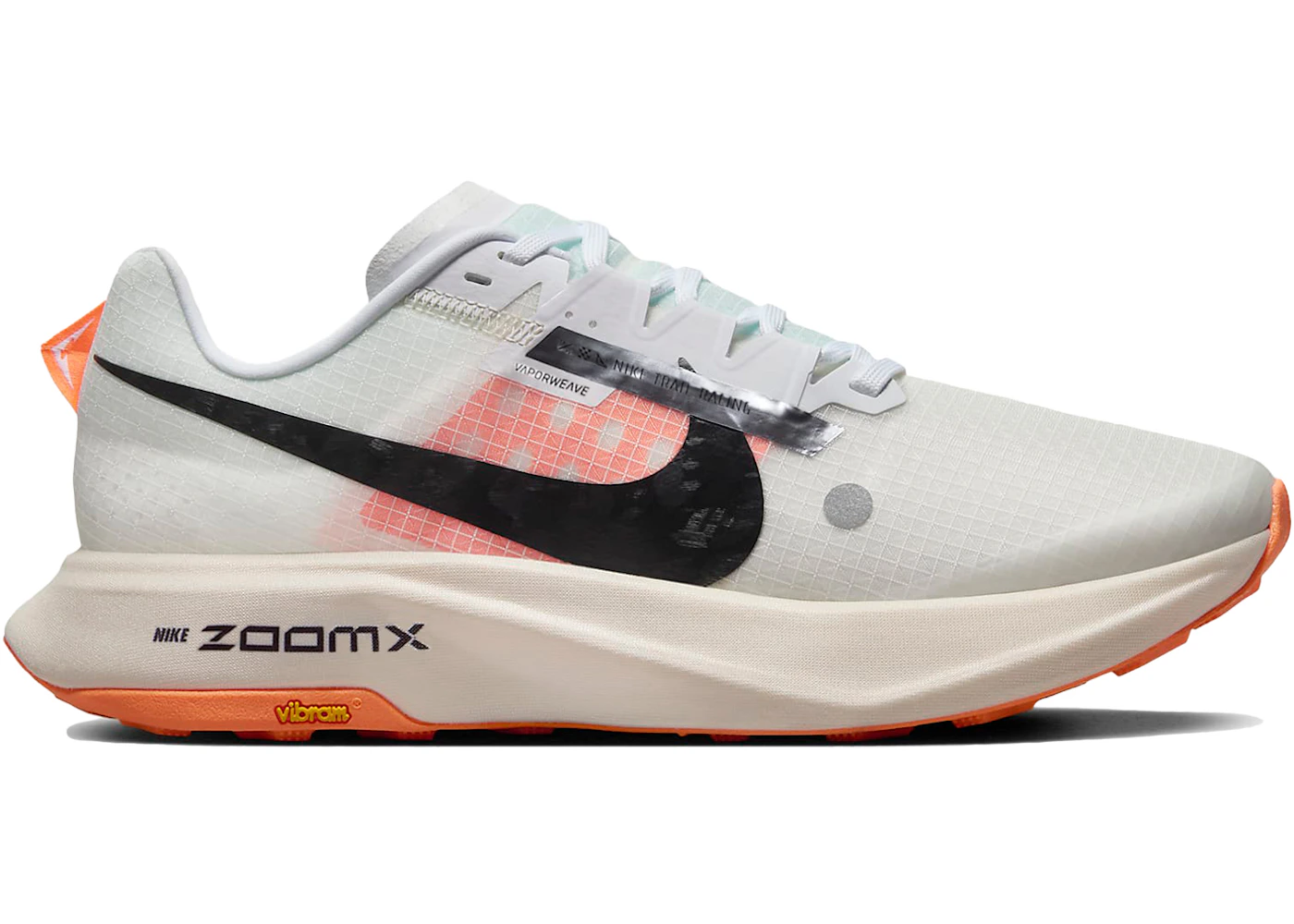 Nike ZoomX Ultrafly Trail Prototype Pale Ivory Total Orange Womens