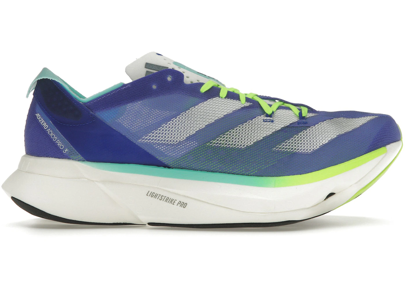 adidas Adizero Adios Pro 3 Cobalt Blue Zero Metalic Lucid Lemon