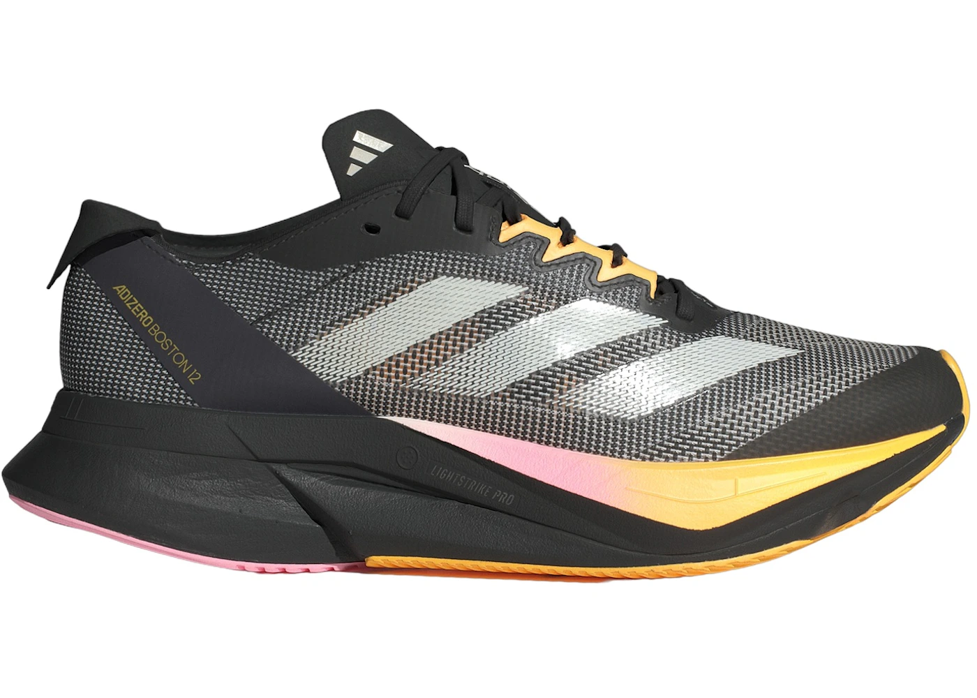 adidas Adizero Boston 12 Core Black Zero Metalic Spark Womens