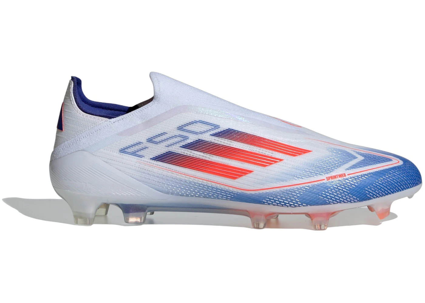 adidas F50 Elite Laceless FG Cloud White Solar Red Lucid Blue