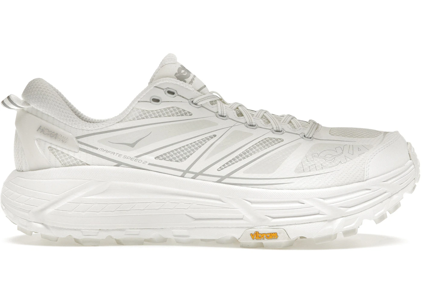 Hoka One One Mafate Speed 2 White Lunar Rock All Gender